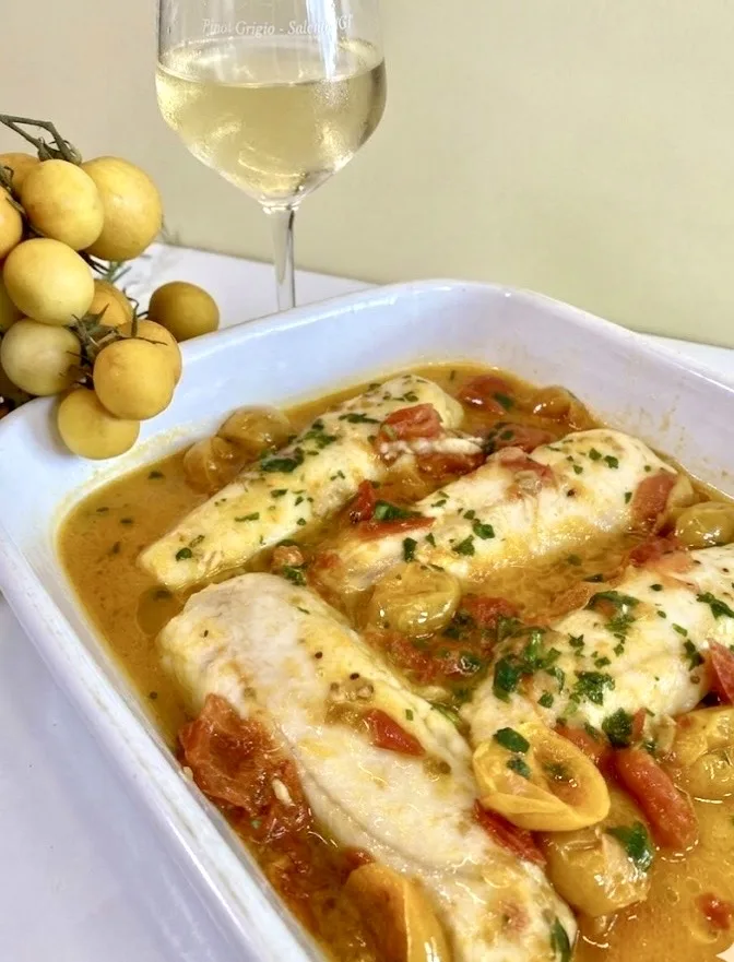 Filetto di merluzzo in umido