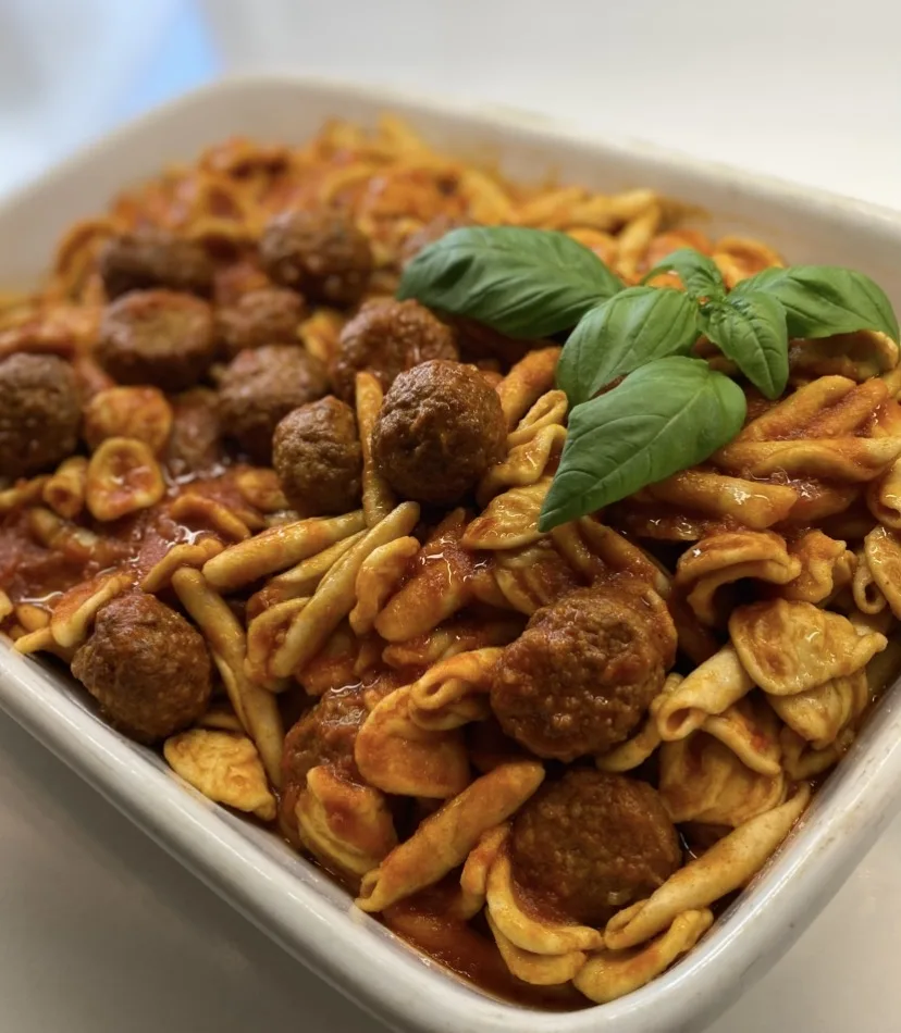 Maritati con polpette al sugo